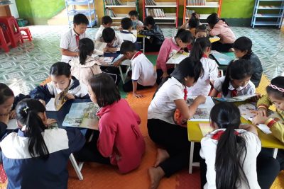 Một ngày học Tiết đọc Thư viện